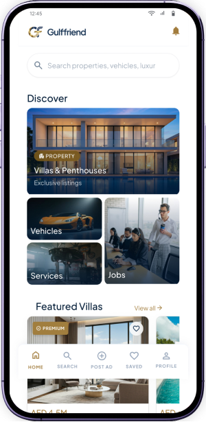 Gulfriend mobile app preview